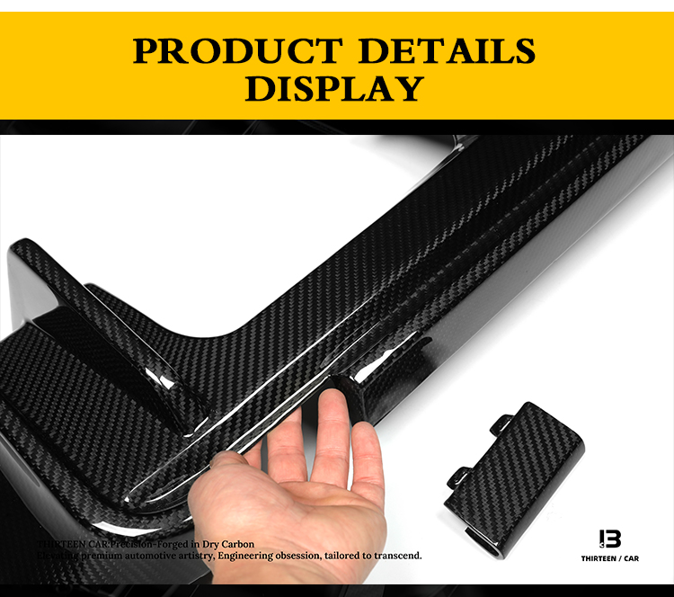Rear Diffuser with LED Light Strip for M3 M4