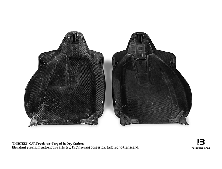 M3 X3M X4M M8 four-door seat backrest dry carbon fiber replaceable