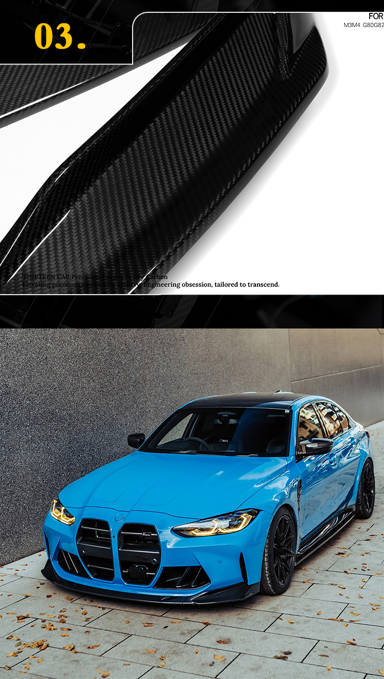 Front Lip Splitter M3 M4 G80 G82 SP2 Style
