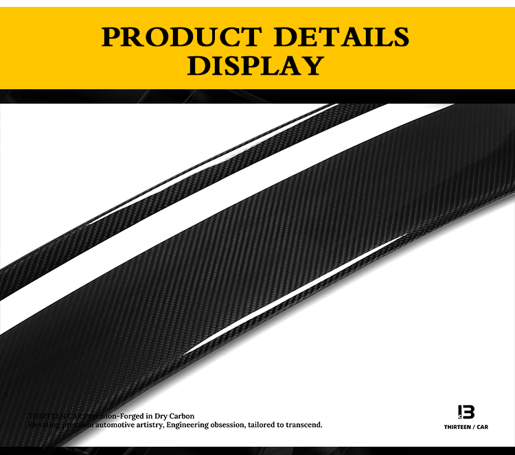 Rear Trunk Lip Spoiler 4 Series G22 Coupe & M4 G82