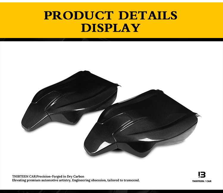 M3 X3M X4M M8 four-door seat backrest dry carbon fiber replaceable