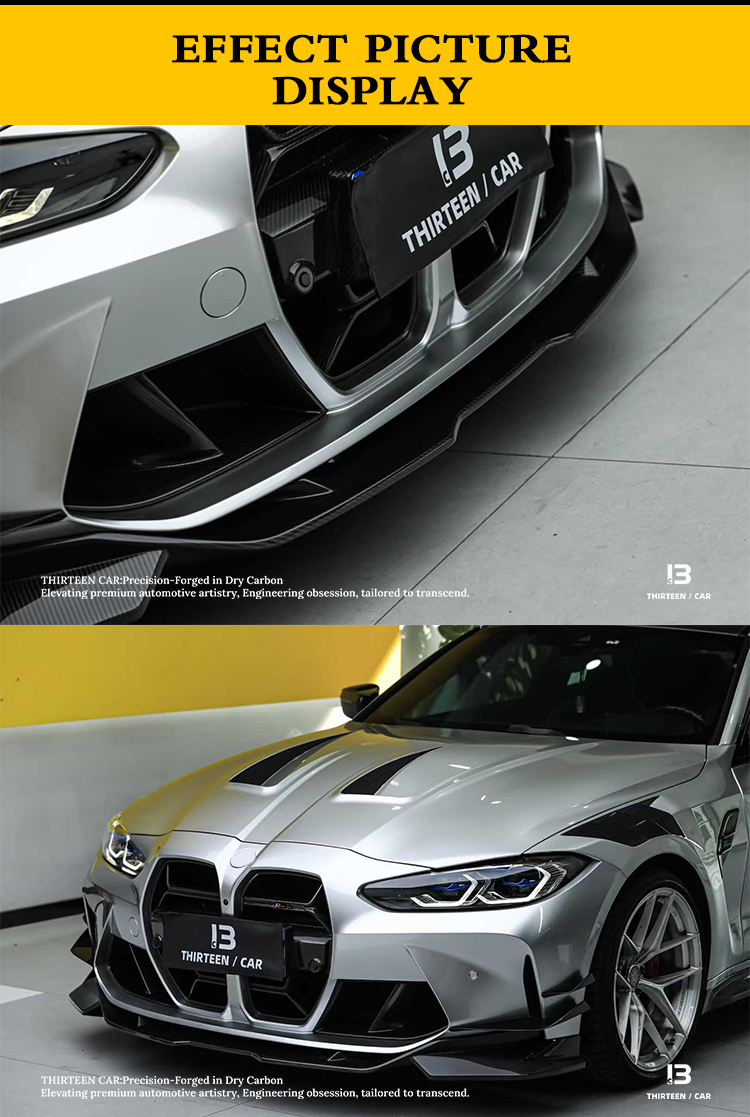 Front Bumper Lip M3 M4 G80/G82/G83 CFA Style
