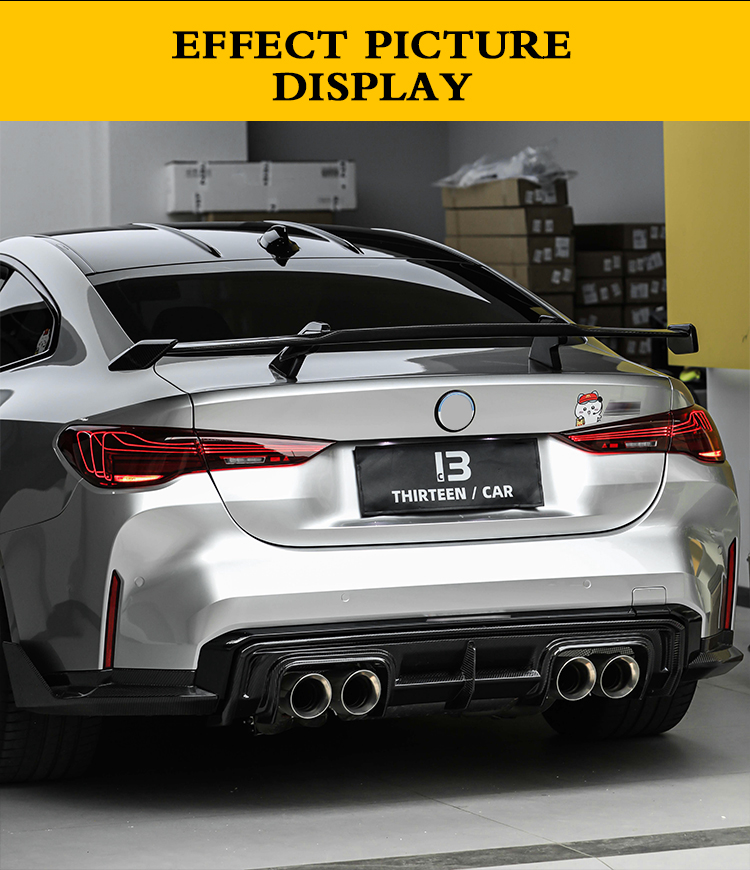 Rear Diffuser V Style for G80 G82 G83