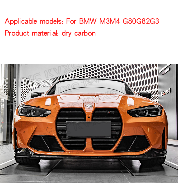 Front Lip MP Style for M3 G80/G81 & M4 G82/G83 dry carbon
