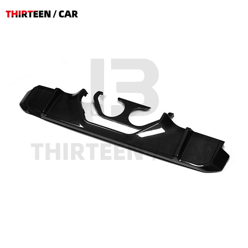 Rear Bumper Rear Lip Center-Exit Diffuser for G80 G82 - Image 4