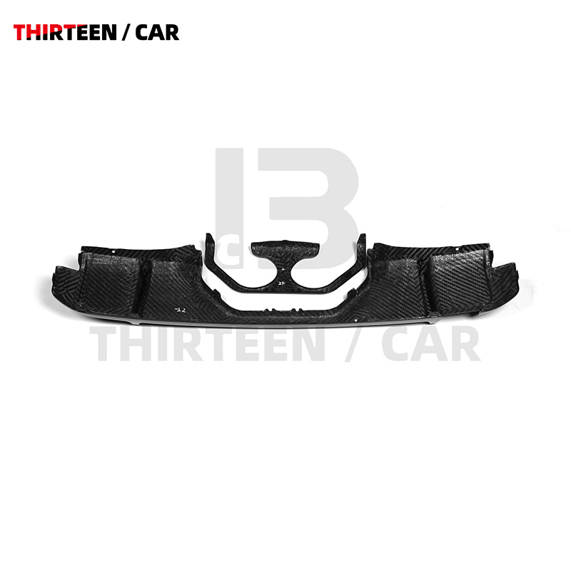 Rear Bumper Rear Lip Center-Exit Diffuser for G80 G82 - Image 6