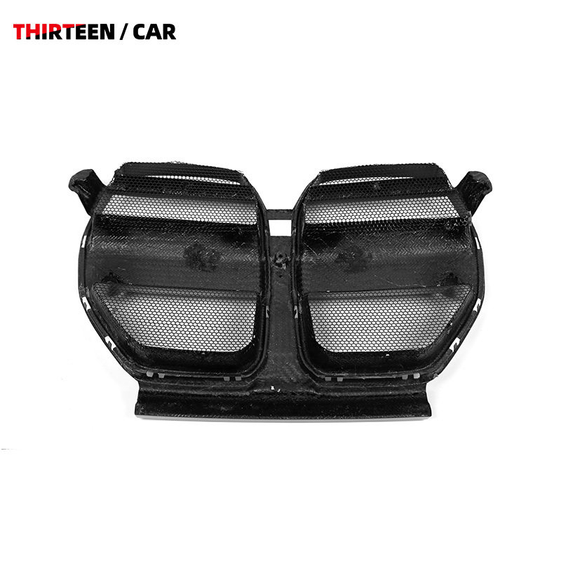 Front Grille M3 M4 V Style with Protective Mesh - Image 4