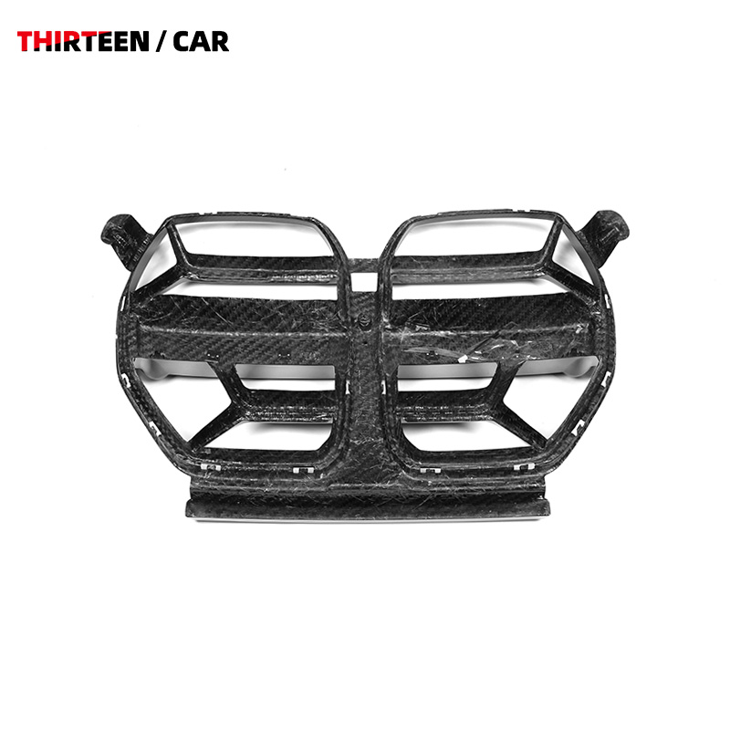 Front Grille M3 M4 CSL Style with Red Stripe - Image 4