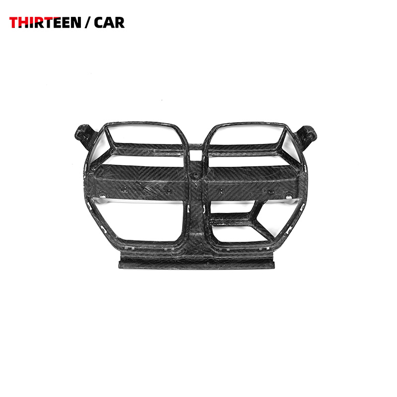 Front Grille M3 M4 CSL Style with Red Stripe and ACC - Image 4