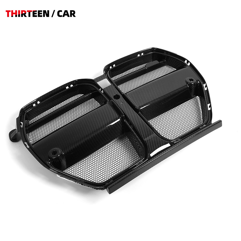 Front Grille M3 M4 V Style with Protective Mesh - Image 5