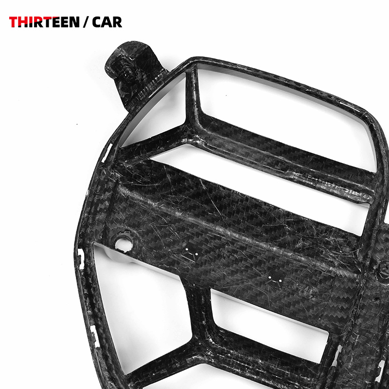 Front Grille M3 M4 CSL Style with Red Stripe - Image 6