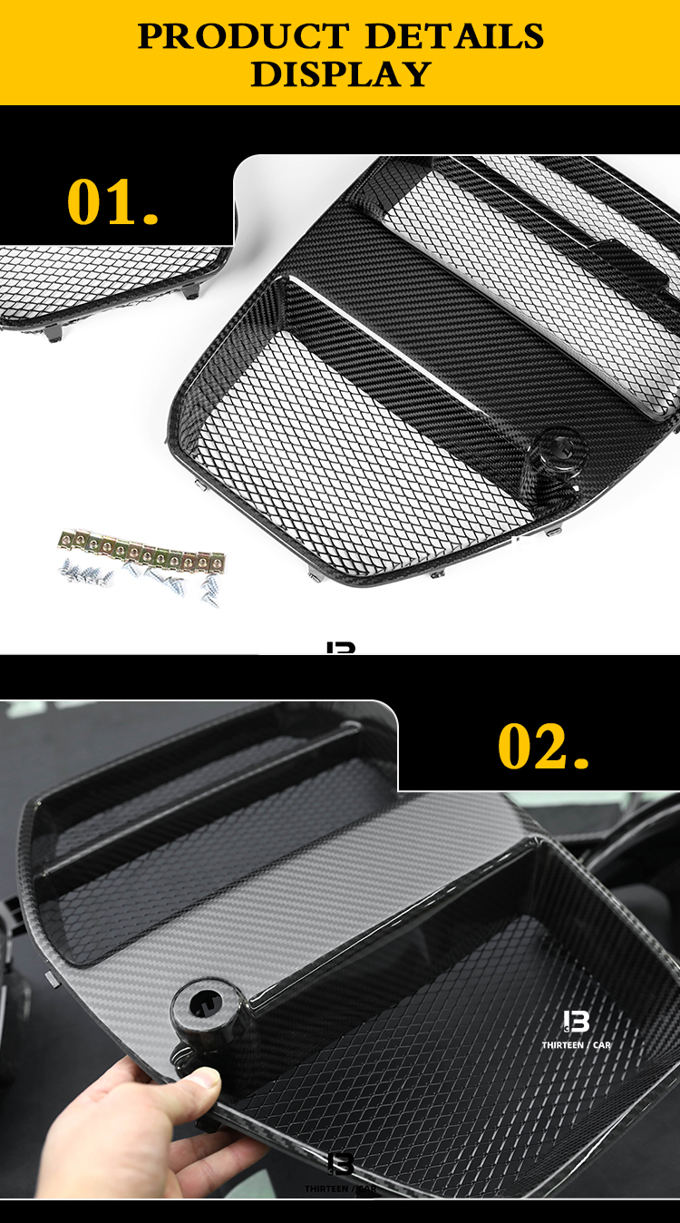 Kidney Grille with Anti-Stone Mesh M3 M4 V Style