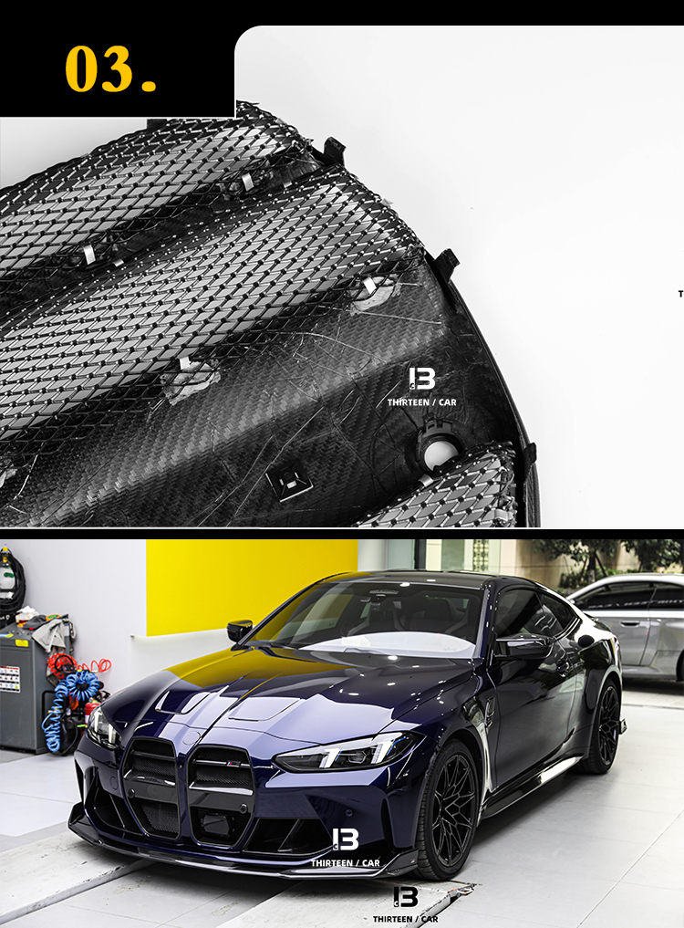 Kidney Grille with Anti-Stone Mesh M3 M4 V Style