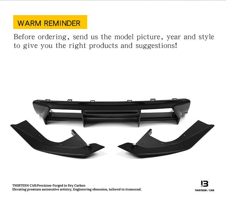 Rear Diffuser Lip FD Style M3 M4