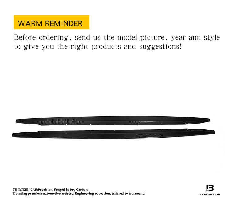 Side Skirts Splitters for G80 G81 G82 G83