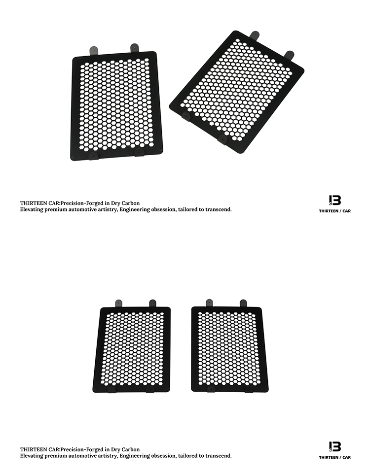 Aluminum Front Fender Liner Clearance Plates for BMW M2 M3 M4