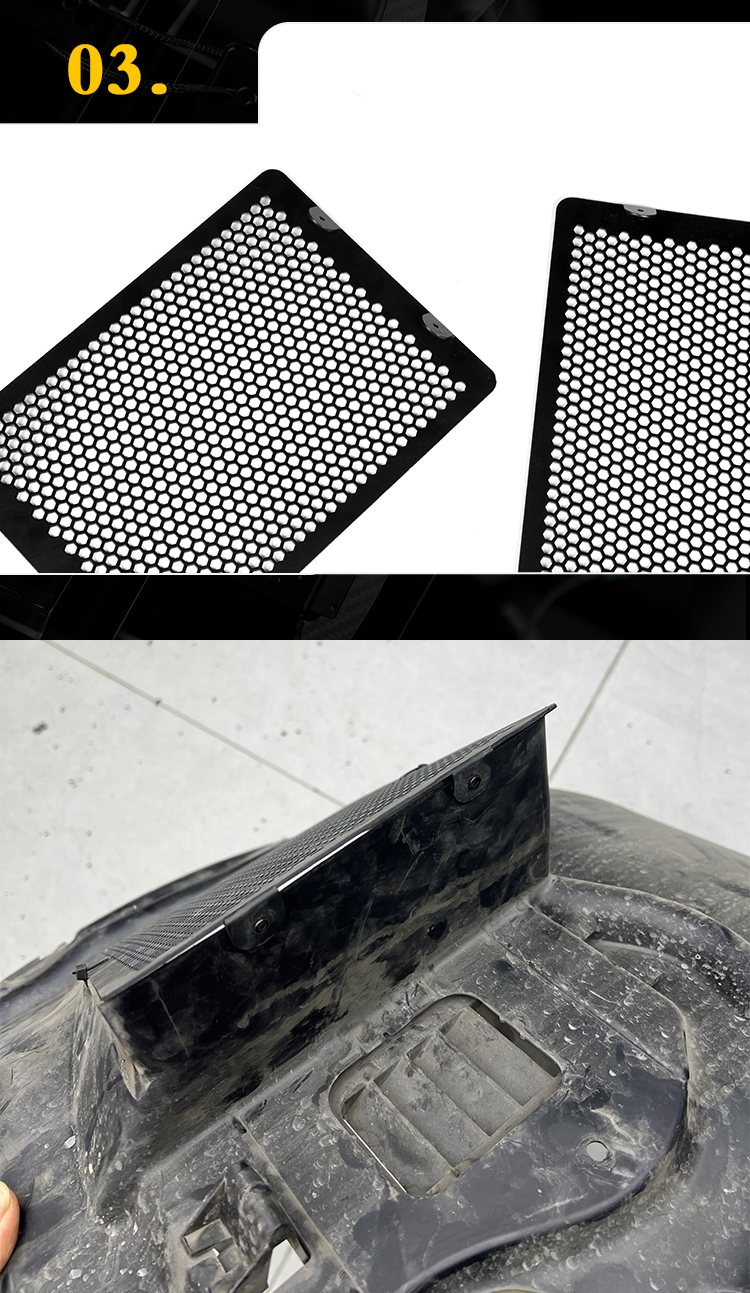 Aluminum Front Fender Liner Clearance Plates for BMW M2 M3 M4