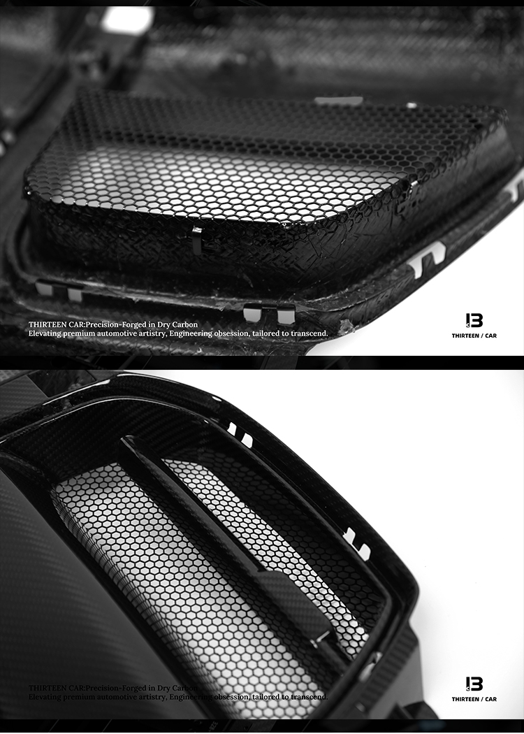 Front Grille M3 M4 V Style with Protective Mesh